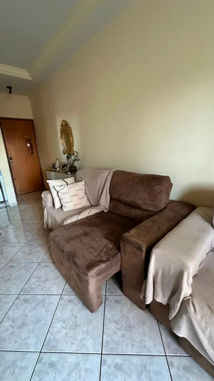 Par de Sofás Reclináveis 2 Lugares em Suede Marrom - Foto 2