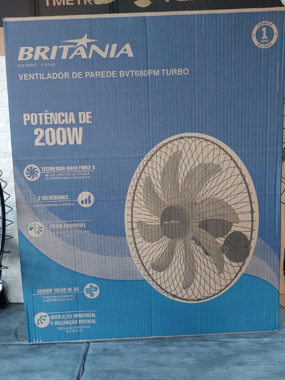 VENTILADOR DE PAREDE - BRITÂNIA  - Foto 5