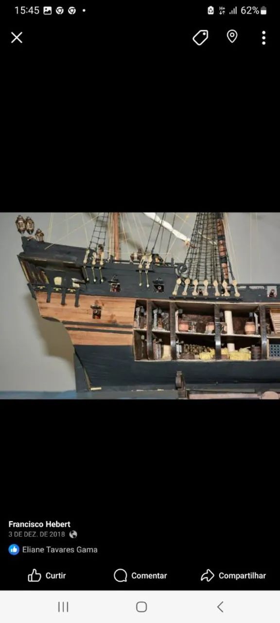 Réplica do navio pirata do caribe. Pérola negra  - Foto 3