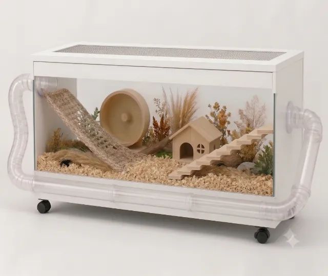 Terrário NOVO para Ramster Hamster de MDF - Foto 2
