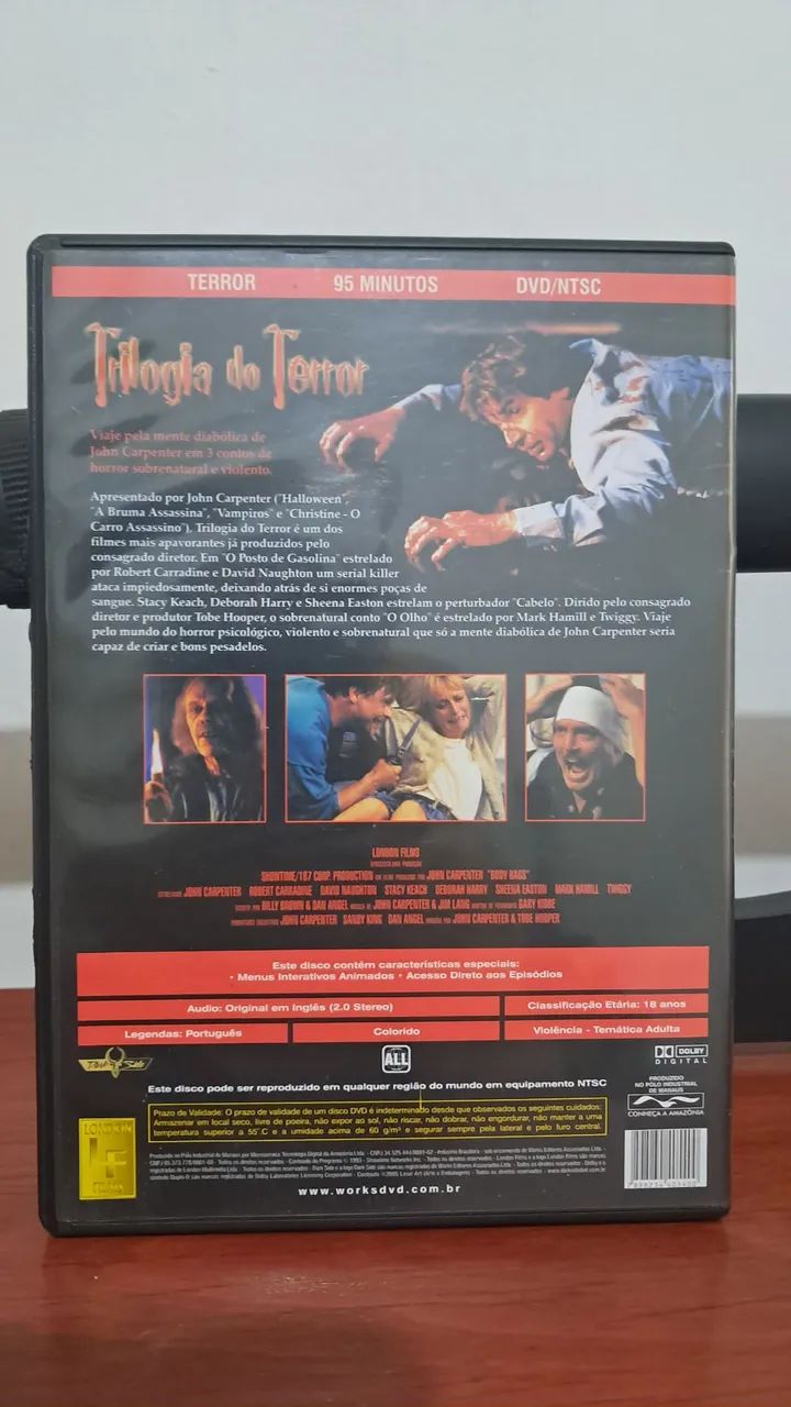 Dvd trilogia do terror - Foto 2