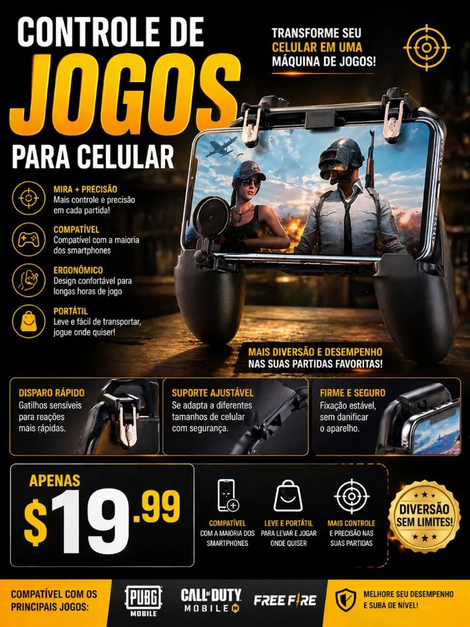 Controle para jogos 