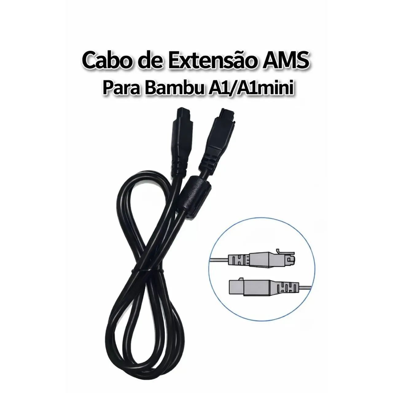 Cabo Extensão AMS Lite Bambu Lab - 1m