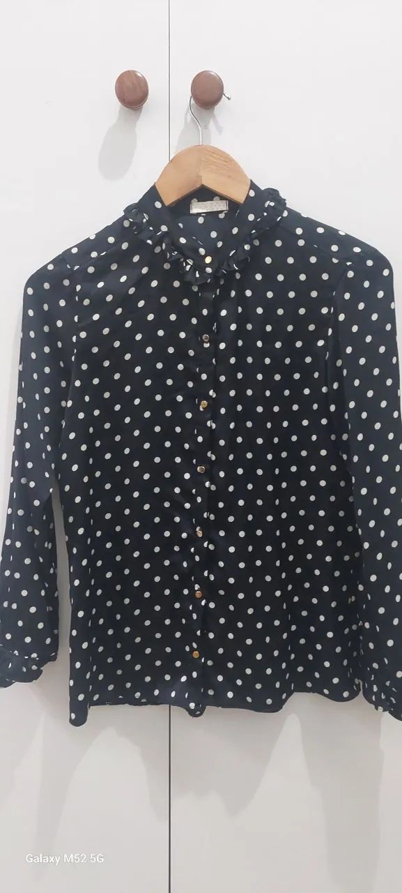 Camisa linda em poá - Foto 2