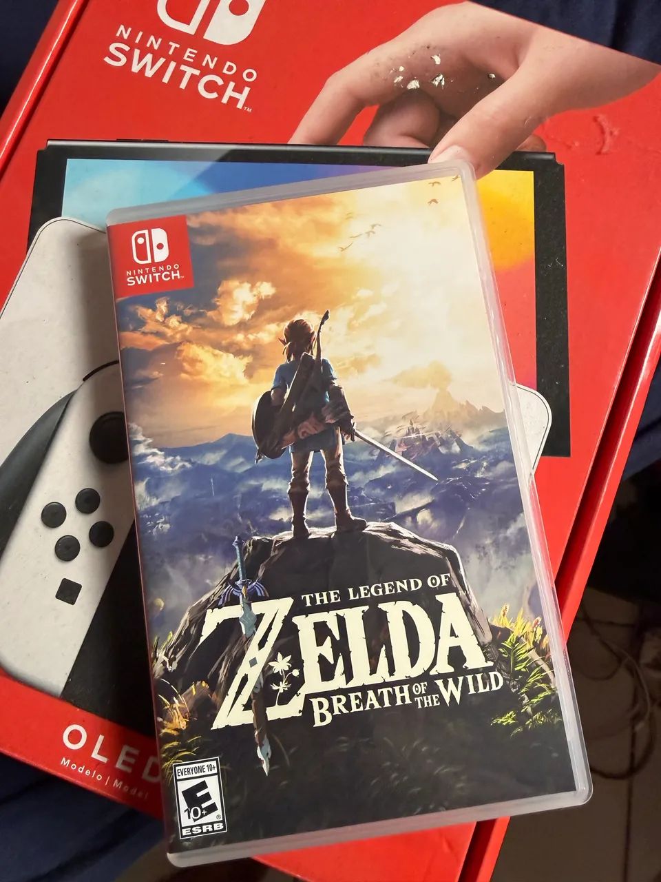Nintendo Switch Oled + Zelda Breath  - Foto 2