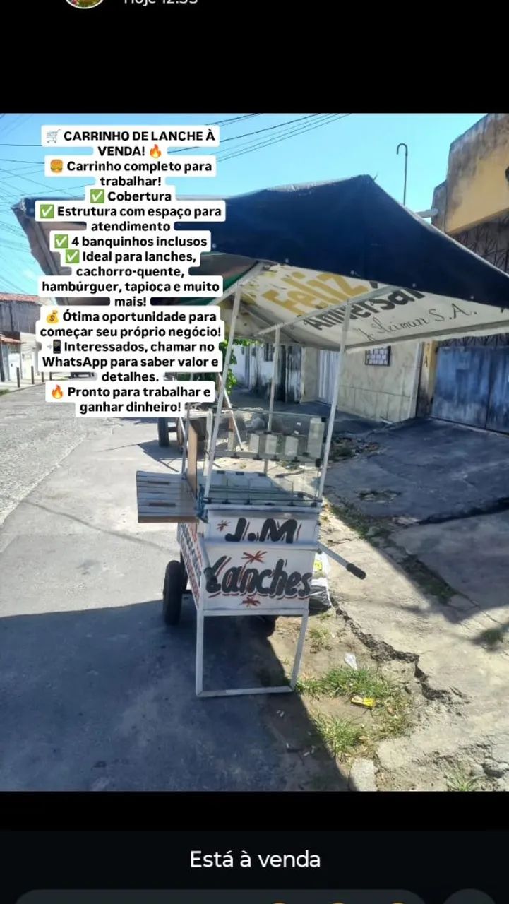 Carrinho de lanche  - Foto 3