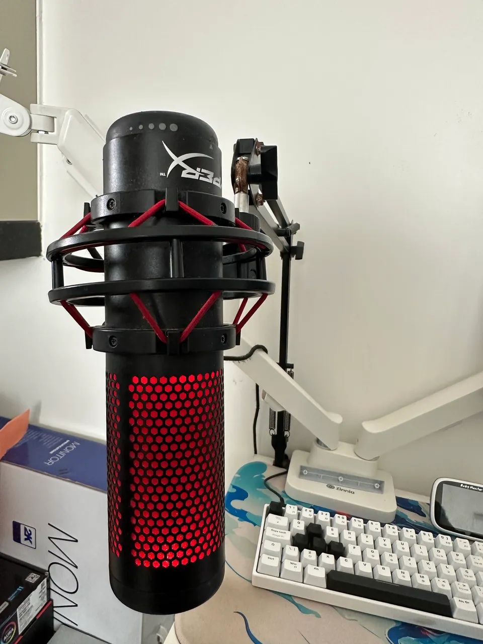     Microfone HyperX QuadCast USB Gamer - R$ 500 - Foto 3