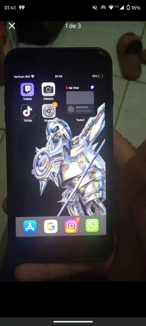 iPhone 7 plus vendo ou troco por notebook 
