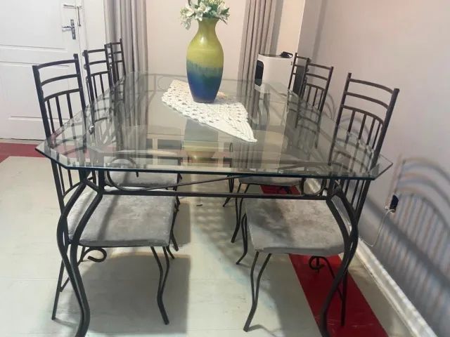 Mesa de jantar 6 lugares (aceito cartão)