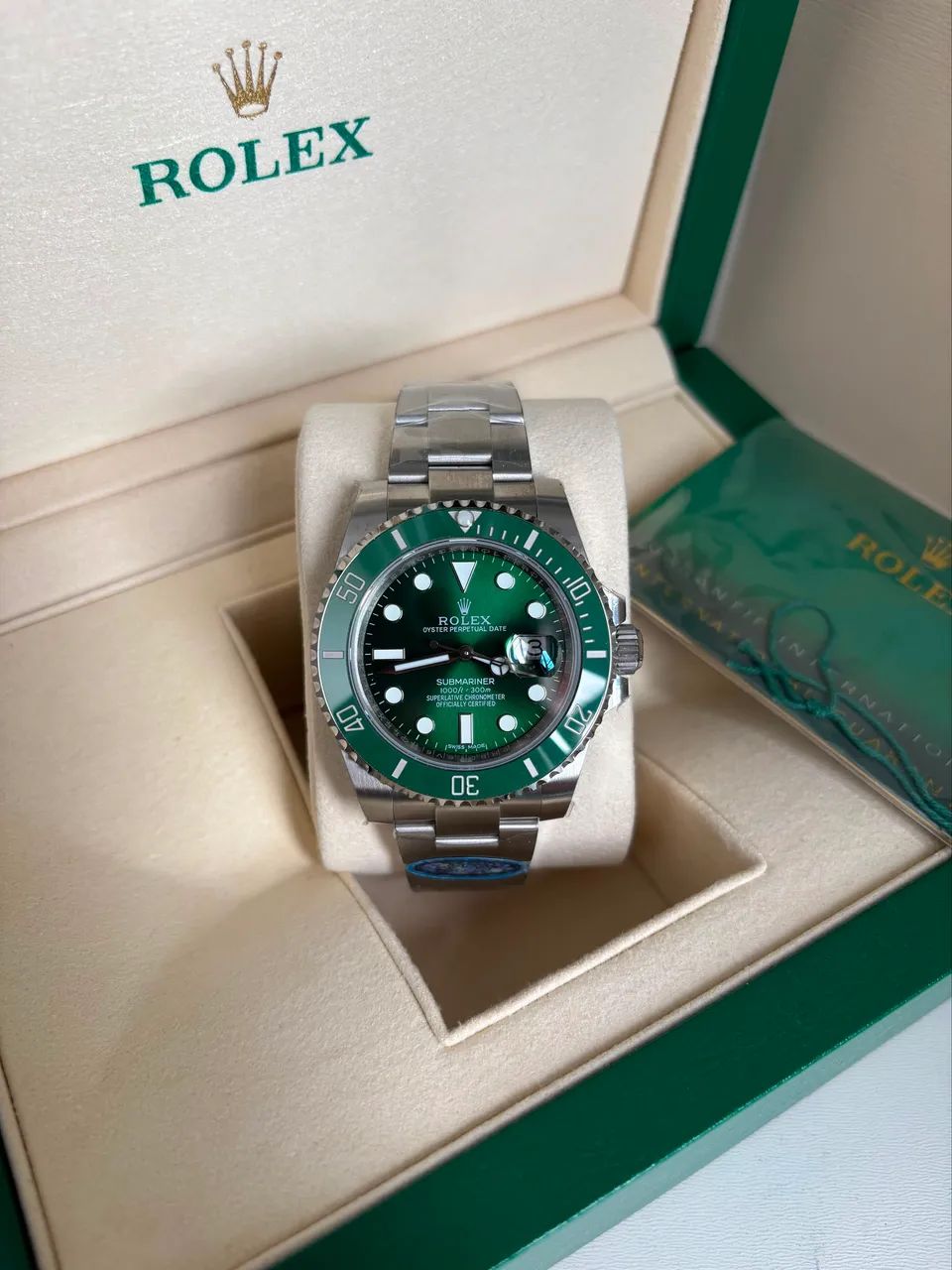 ROLEX SUBMARINER HULK 40MM - LINHA PREMIUM AAA+ AUTOMÁTICO