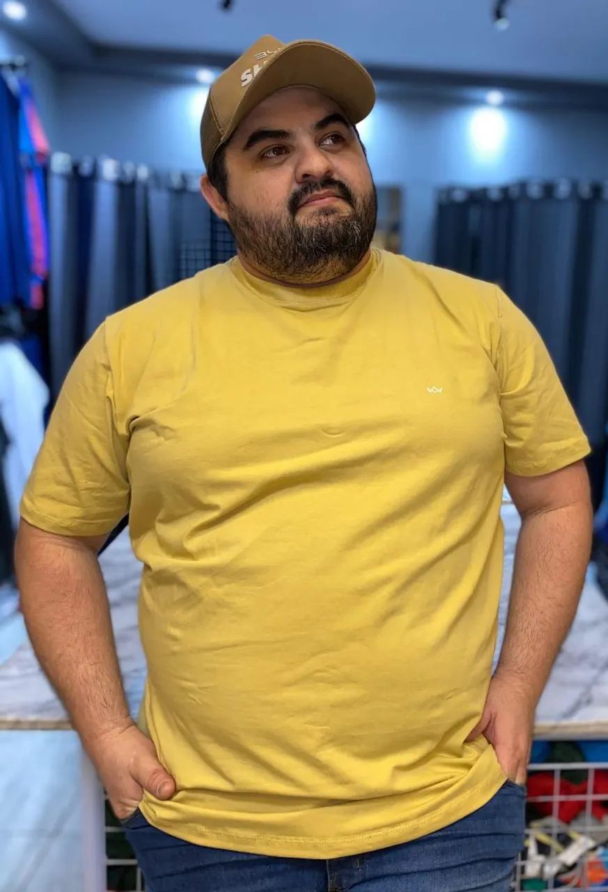 camisas cotton plus sizes do g1 ao g6 - Foto 2