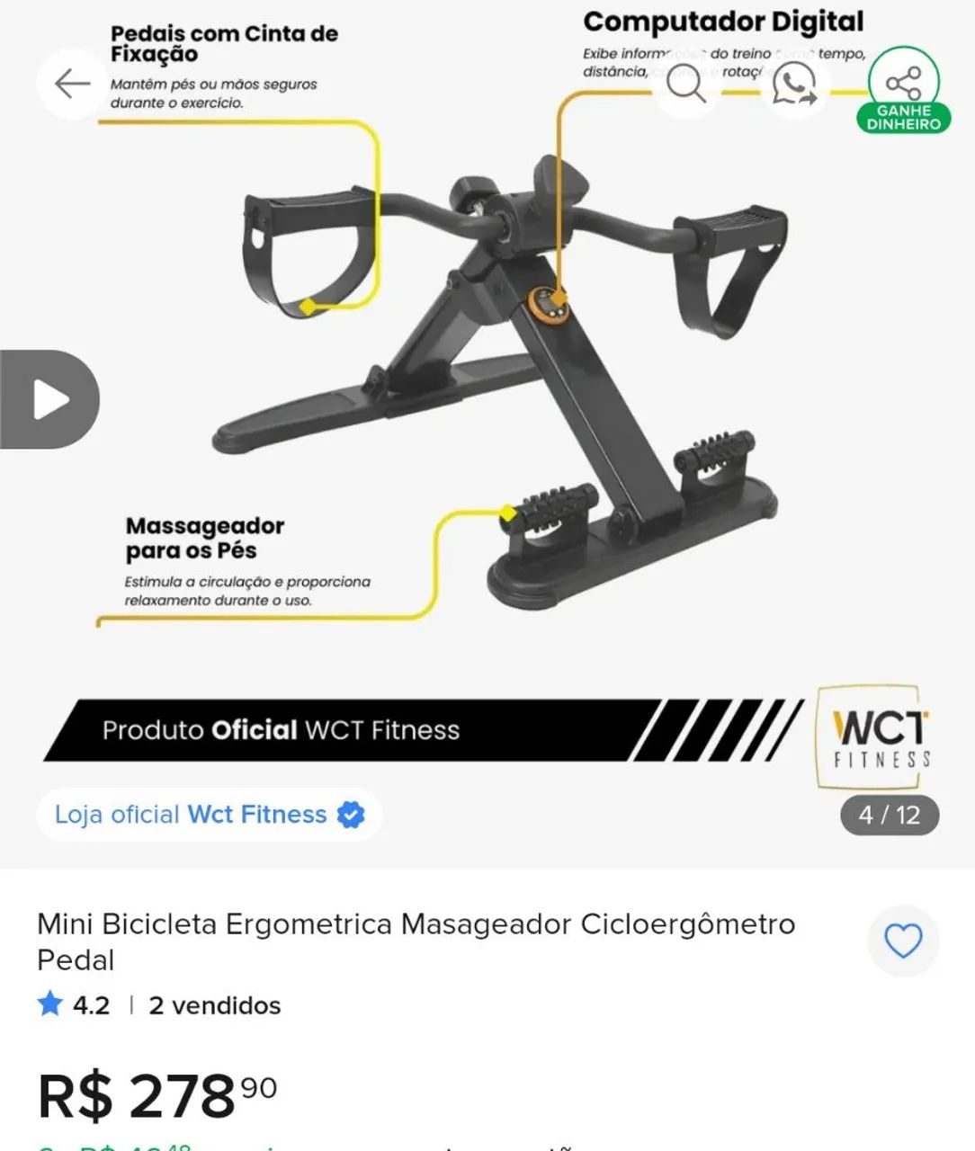 Pedal para fisioterapia  - Foto 4