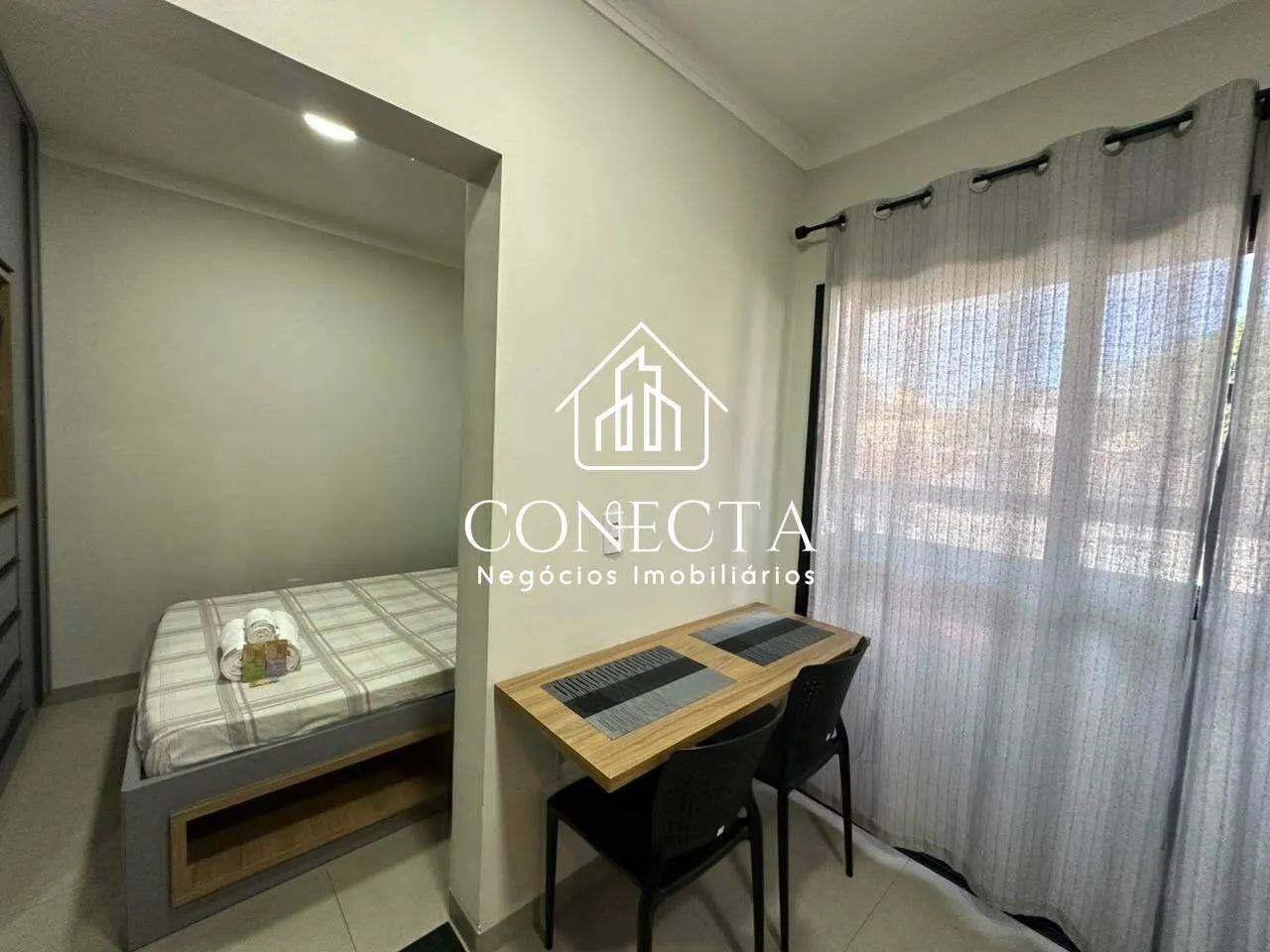 Flat mobiliado para locação com 25 m² no Santa Mônica - Foto 5