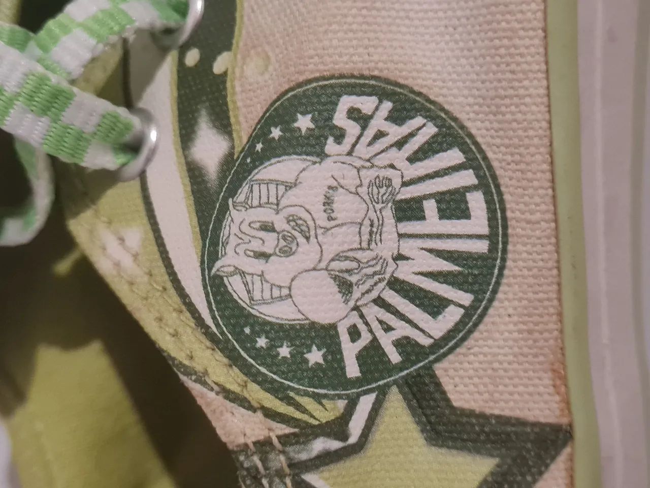 Tênis do palmeiras  da torcida do porco - Foto 2