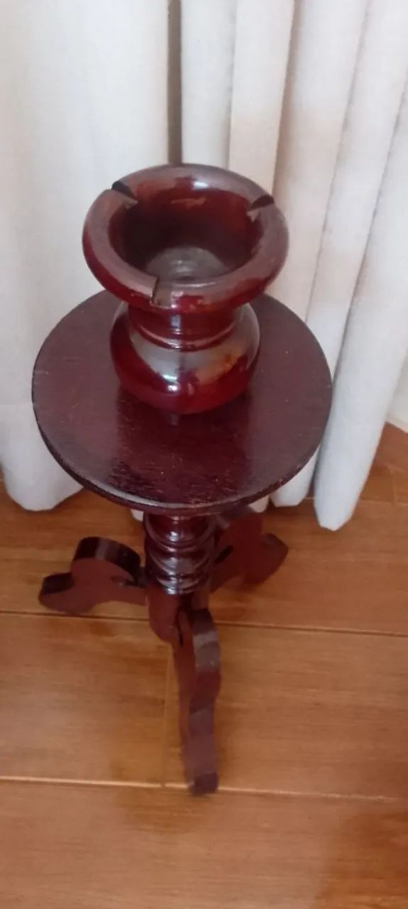Cinzeiro pedestal antigo - Foto 3