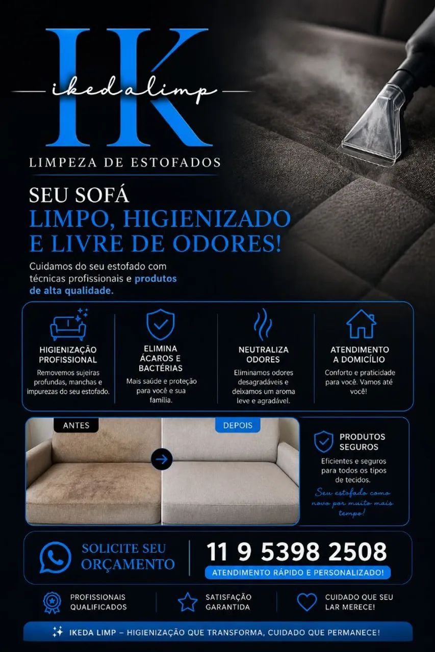 Higienização de estofados 