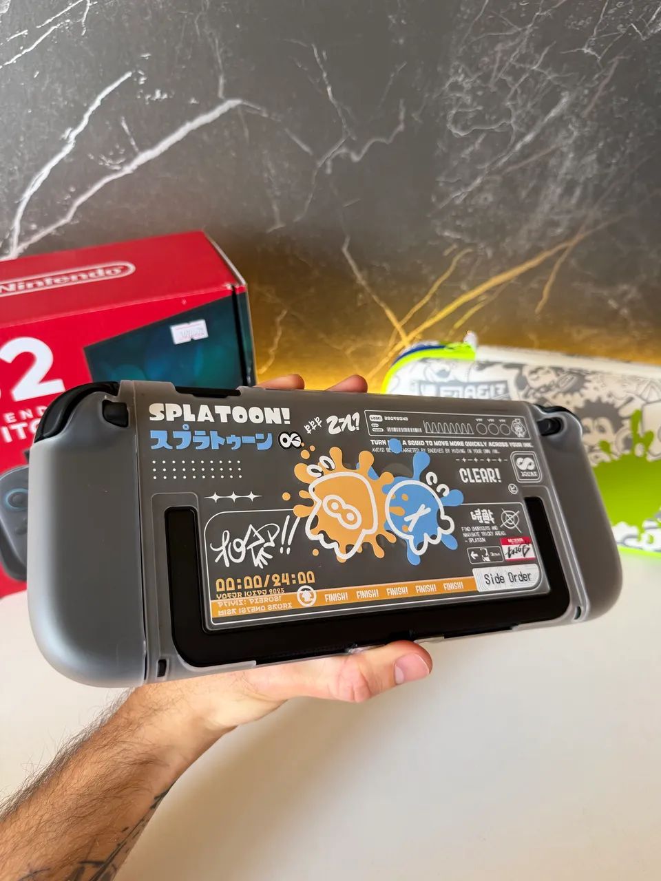 Nintendo Switch 2 + Case proteção e transporte + controle 8BitDo e MicroSD Samsung! - Foto 3