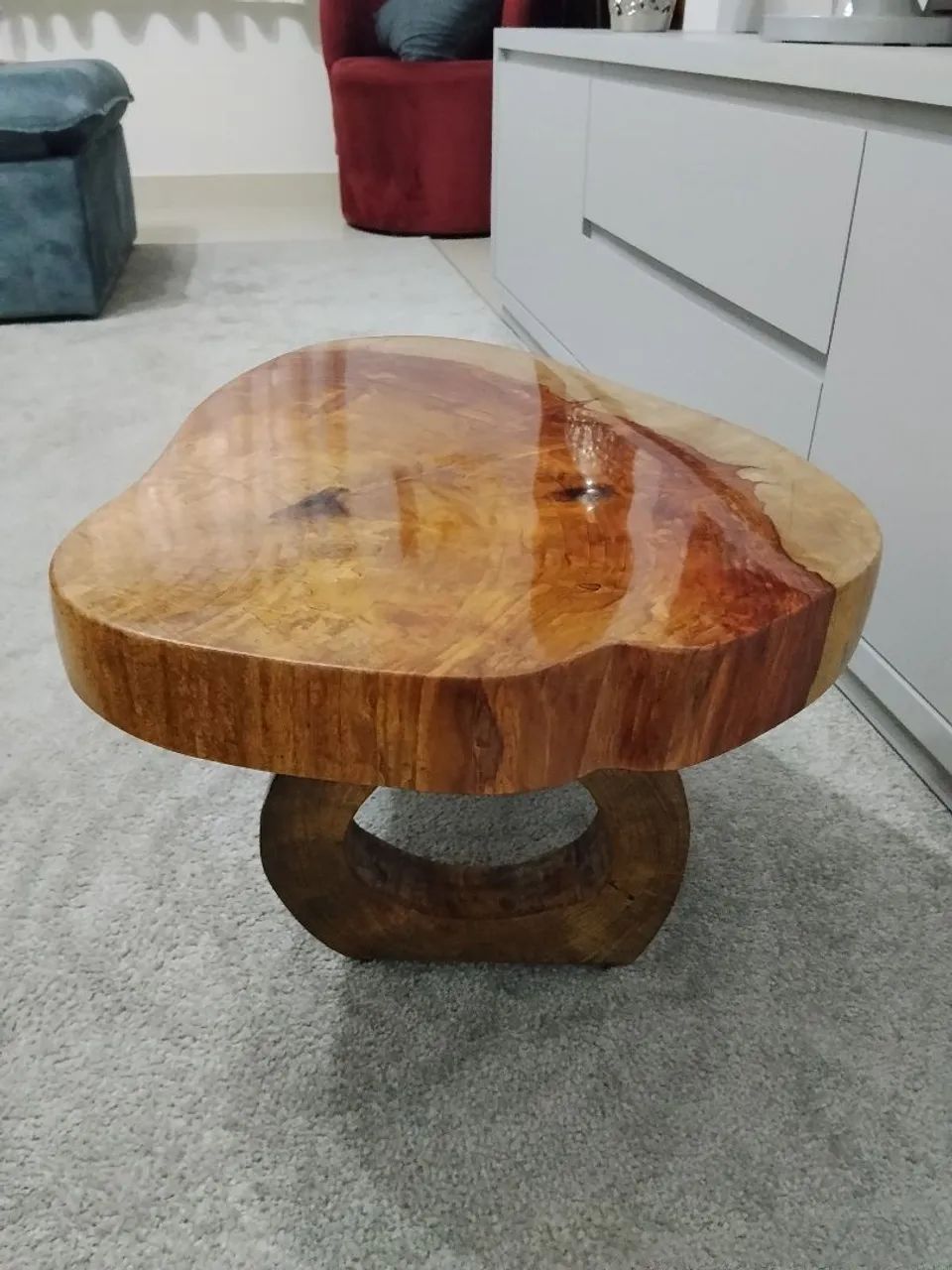 Mesa de centro madeira maciça  - Foto 3