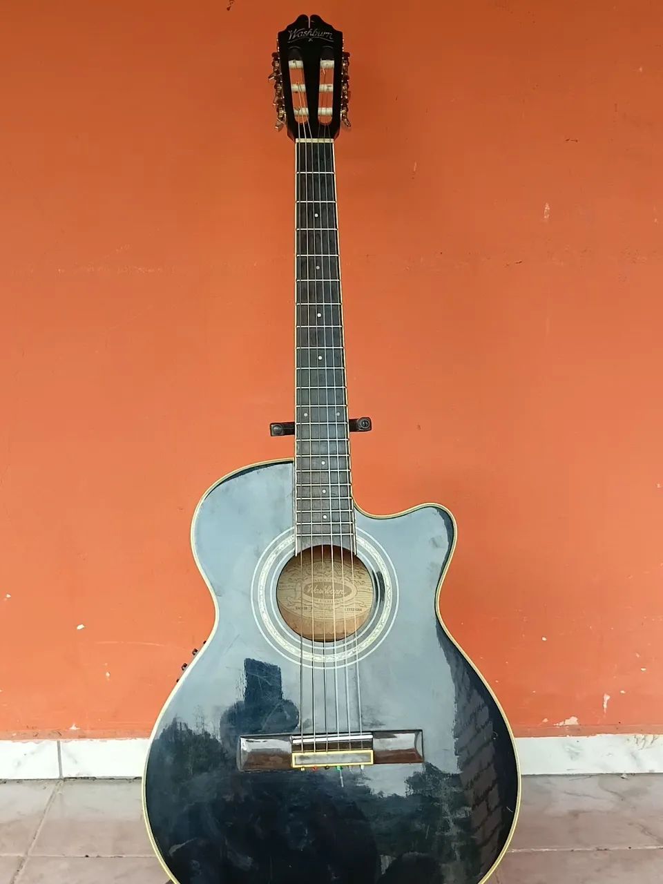 Violão washburn modelo EAC12B NYLON