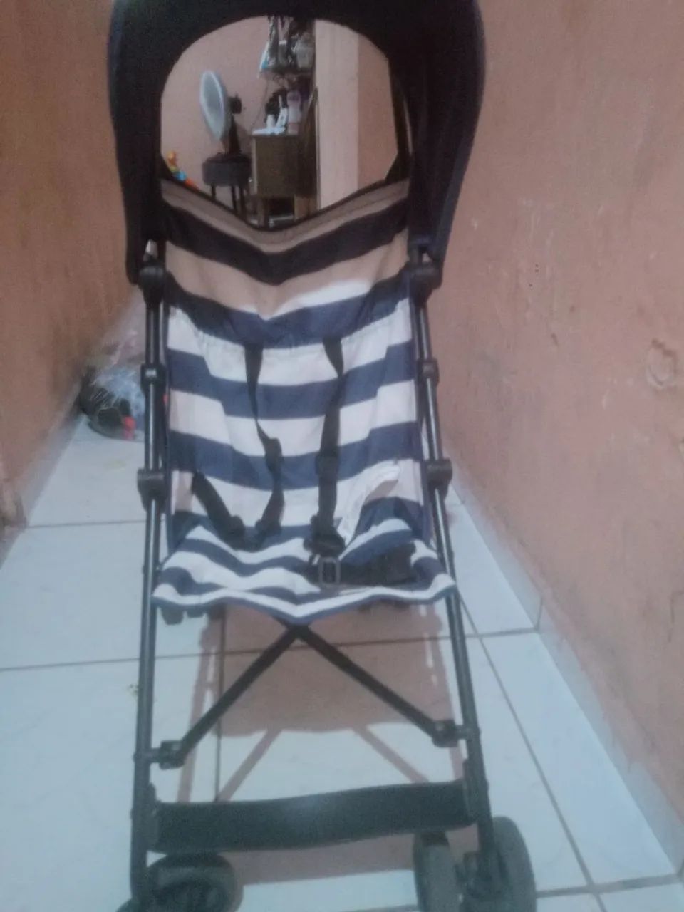 Carrinho de passeio para bebê menino  - Foto 4