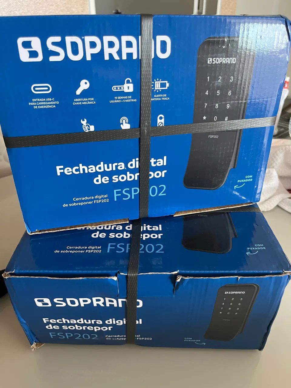 Fechadura digital com instalação 