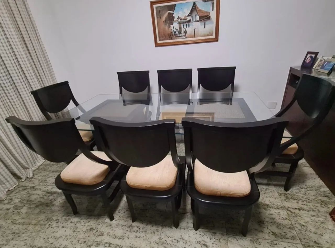 Mesa jantar 8 cadeiras  - Foto 4