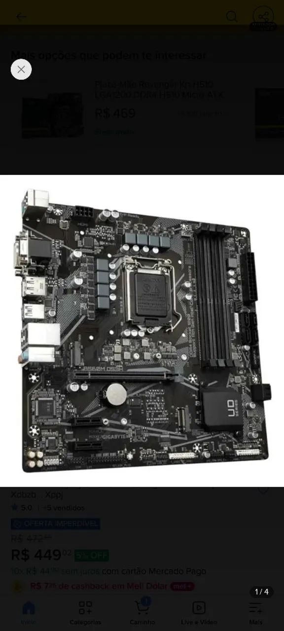  Placa mae Q570m  gigabyte