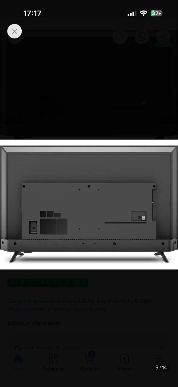 Smart TV Roku 43 polegadas  - Foto 2