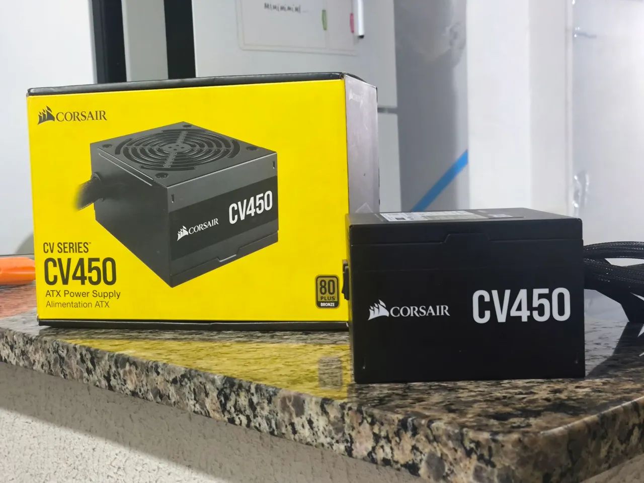 Fonte Corsair 450w 80 plus bronze 