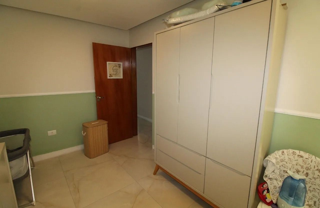 Quarto De Bebê Completo Berço Guarda Roupa e Cômoda - Classic New - Foto 5