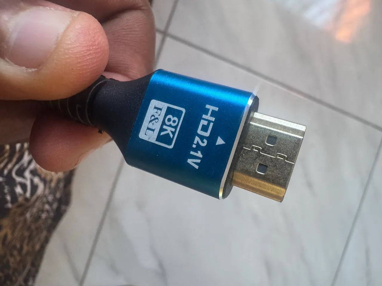 Cabo HDMI 4k 8k 2.1 de alta velocidade 