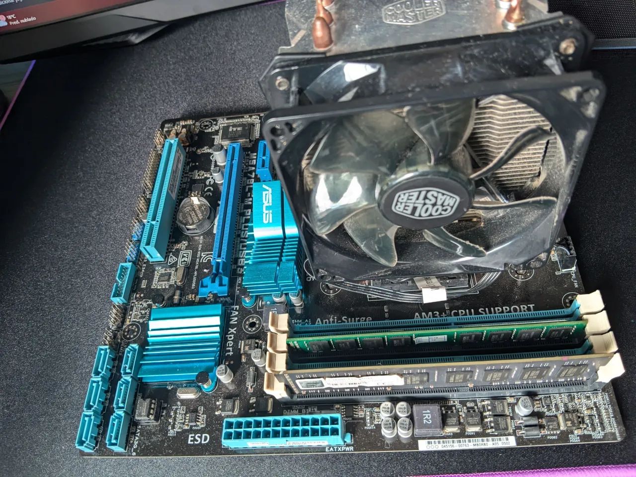 Placa mãe Asus + FX 6300 + 16gb de RAM  - Foto 5