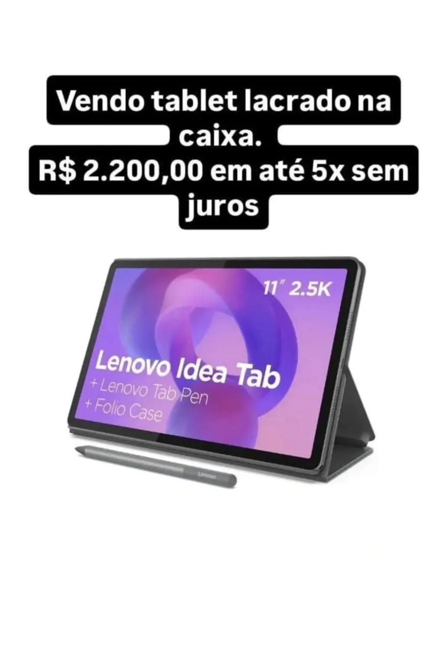 Tablet Lenovo - lacrado na caixa 