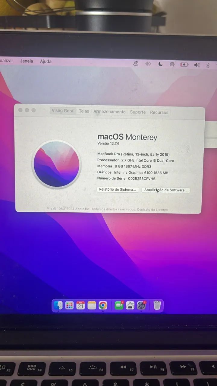 MacBook Pro 13" Early 2015 - Funciona Perfeitamente  - Foto 2