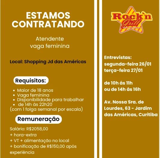 Vagas Shopping Jardim das Américas