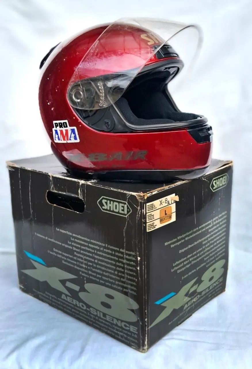 Capacete Shoei X-8 Air Daryl Beattie. RARO! - Esportes Sobre Rodas
