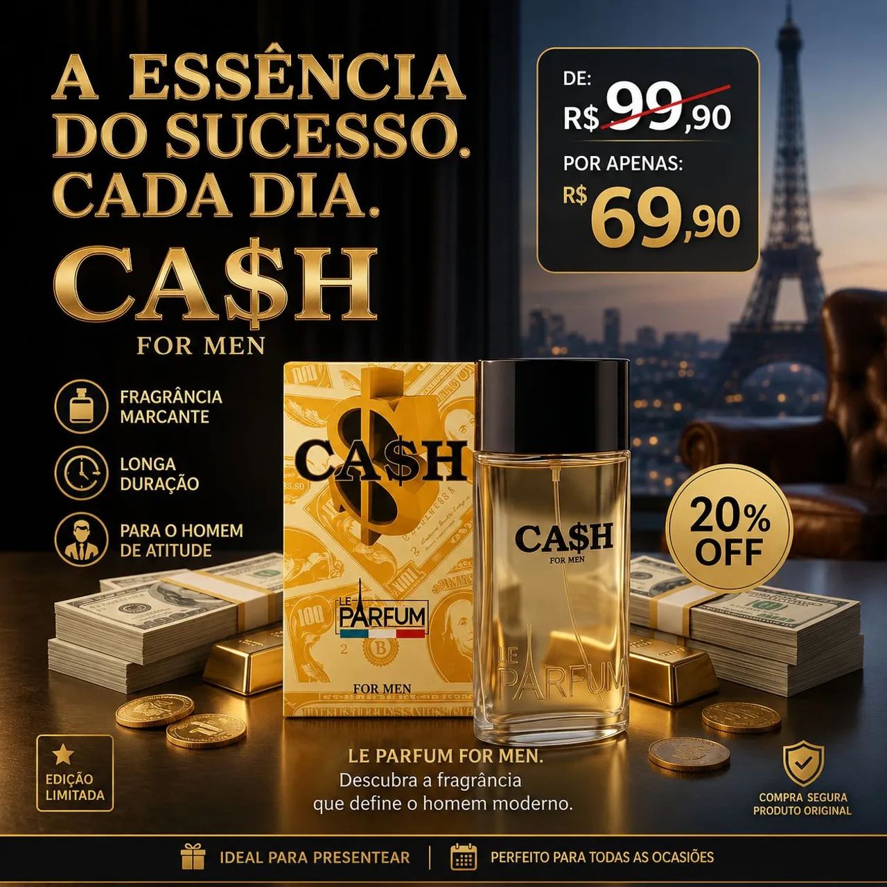 Perfume masculino 75 Araraquara 