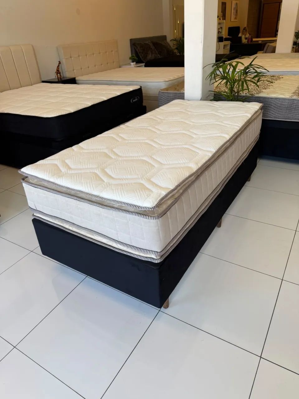 Cama Box Solteiro SILK SEMINOVA - ENTREGO  - Foto 3