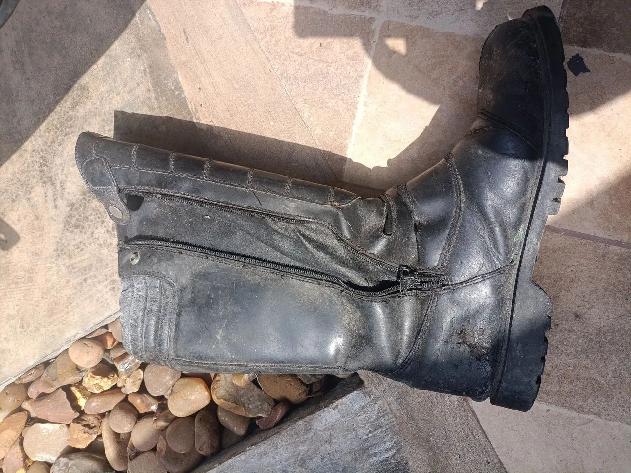 Bota de motoqueiro igual da SAMU  - Foto 3
