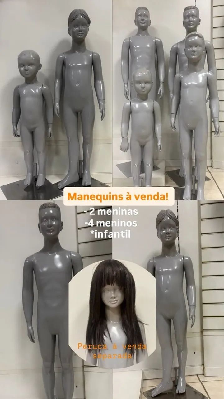 Manequins infantis