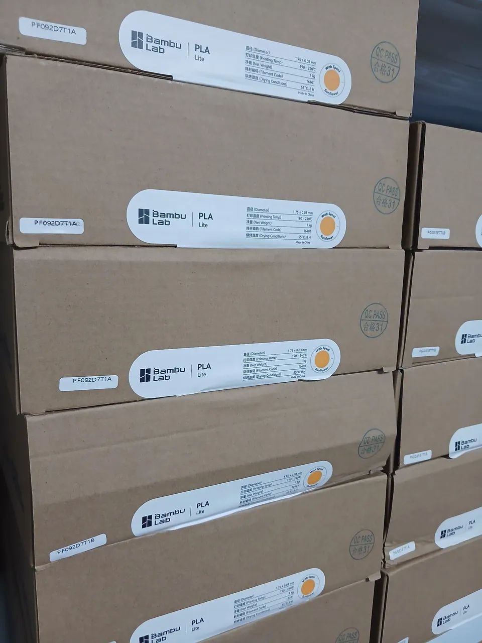Filamentos Pla Bambu Lab 1kg (Com carretel e Refil) - Foto 3