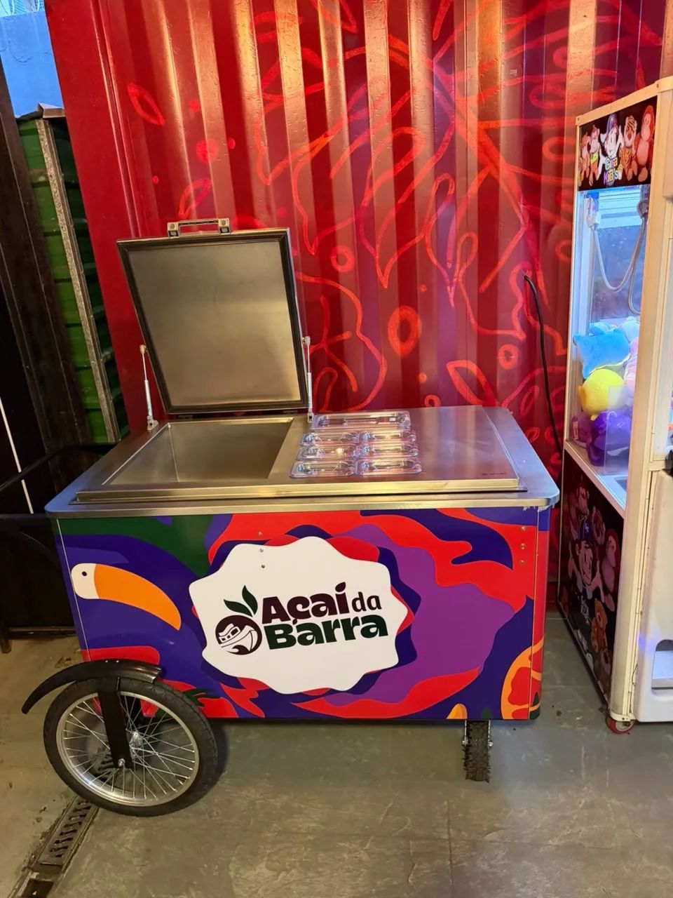 CARRINHO DE AÇAÍ COM CUBAS E FREEZER - Foto 4