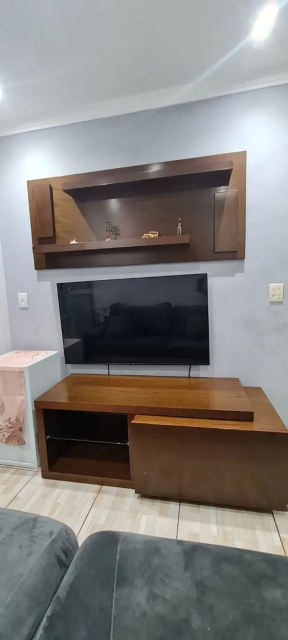 Rack de madeira para tv