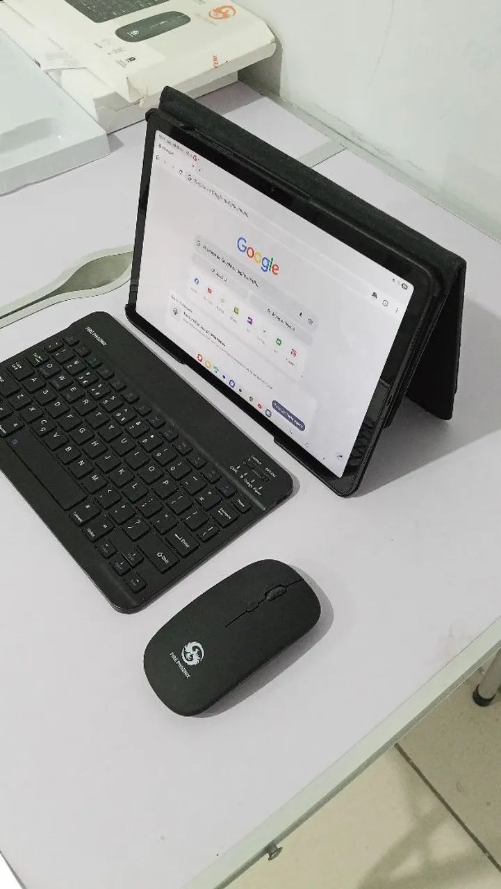 Samsung Galaxy Tab A9+ Plus 11" 64GB Grafite + Capa e Teclado - Impecável!
