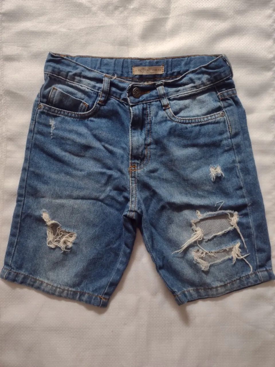 Bermuda jeans infantil masculina tam:08