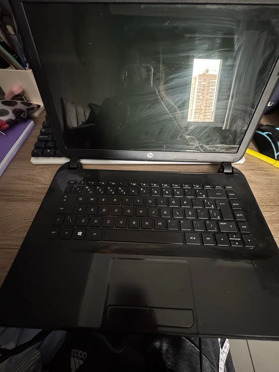 Notebook HP funcionando