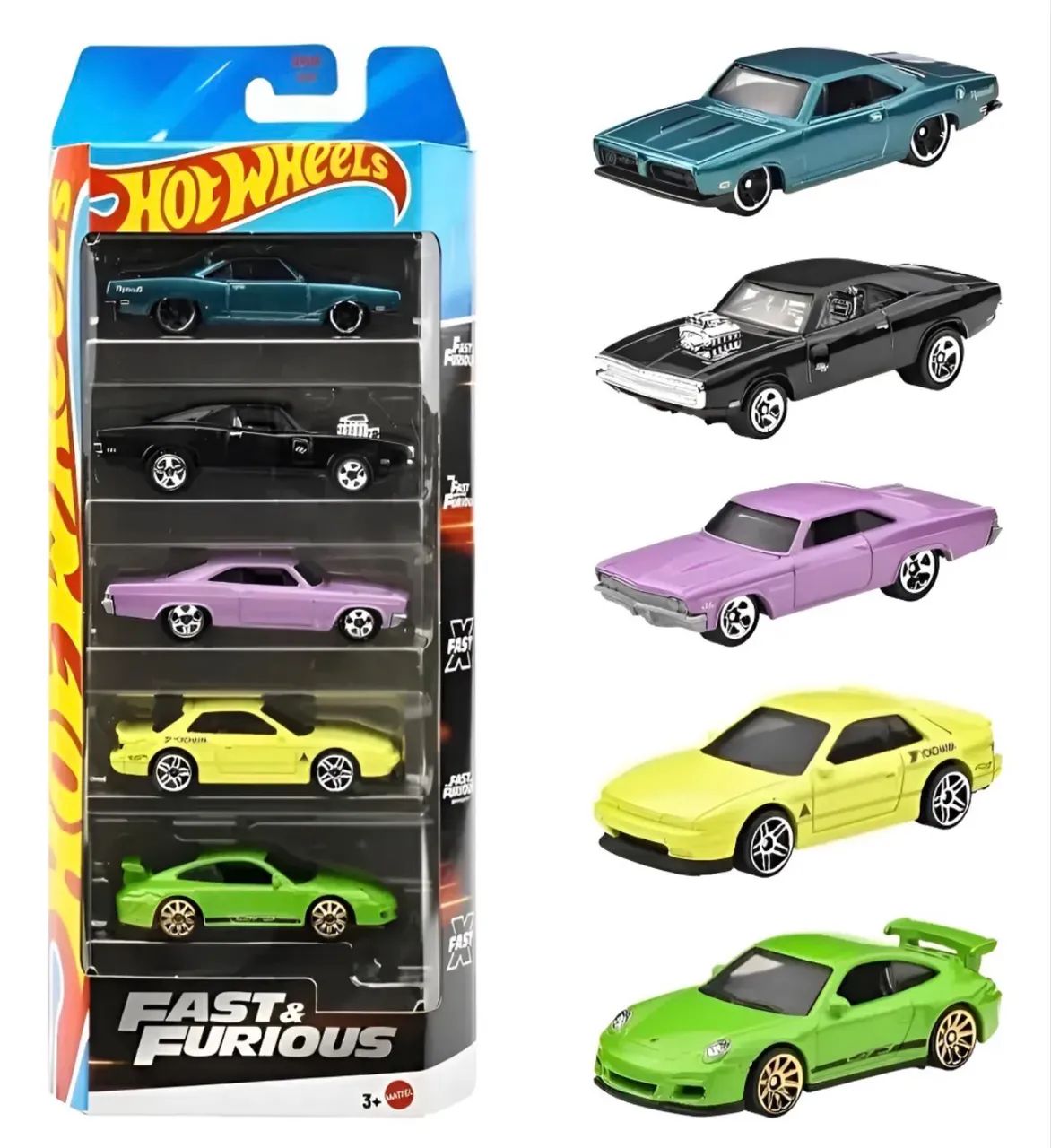 Pack Hot Wheels Velozes e Furiosos