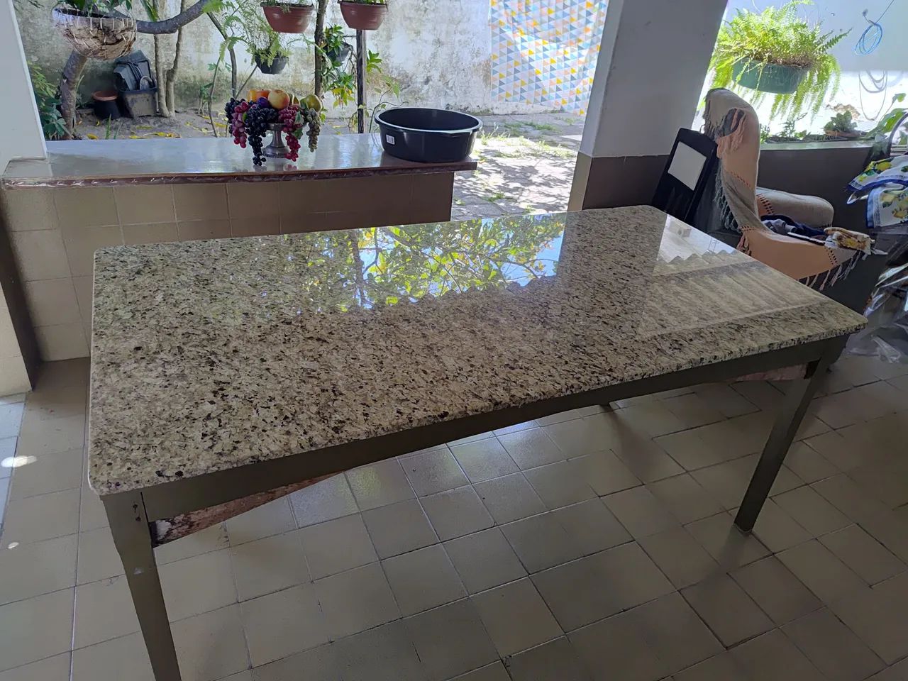 Mesa com pedra de granito. - Foto 2