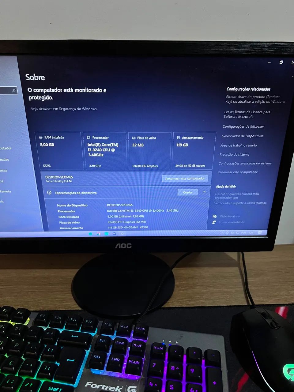 Pc gamer + setup completo  - Foto 4