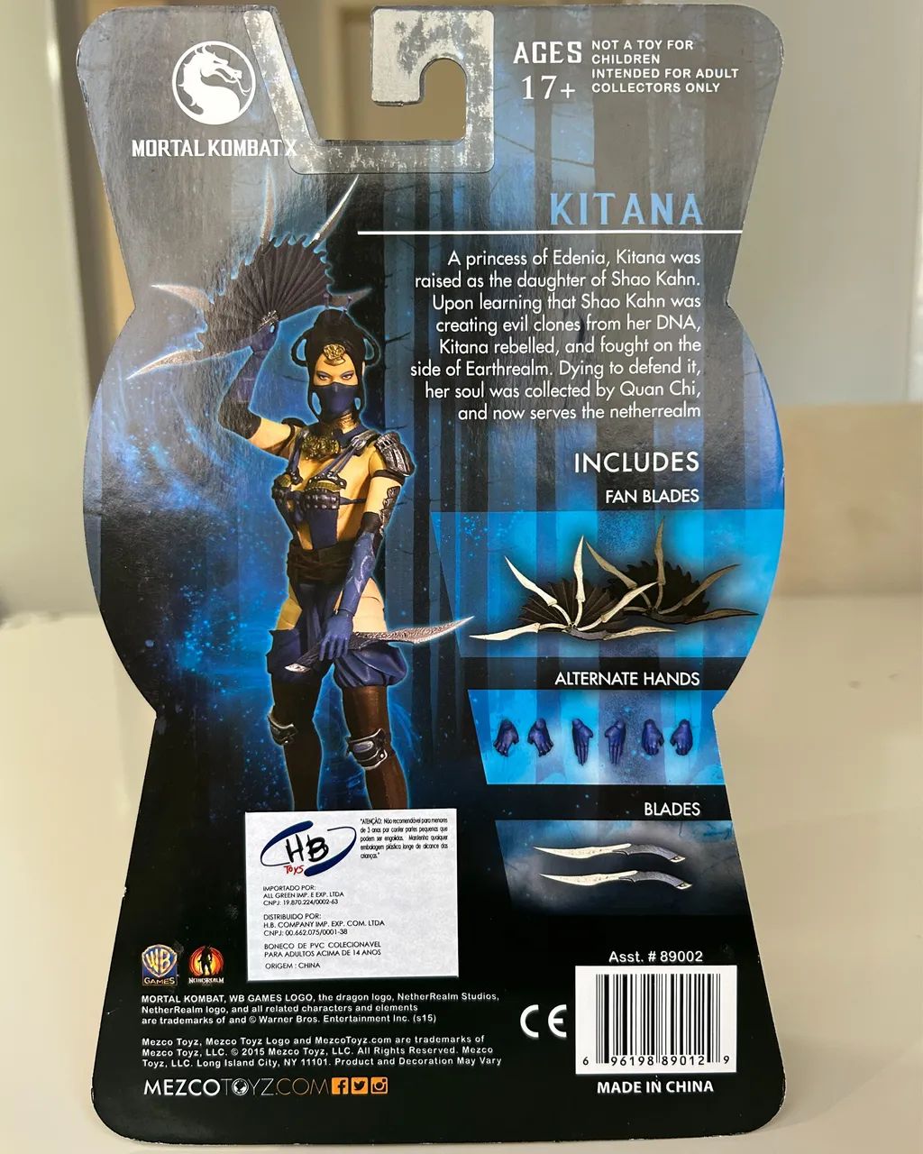 Action Figure Mortal Kombat Kitana Original Boneco - Foto 2
